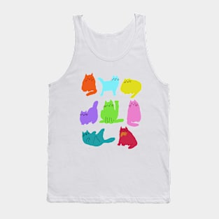 Cat Poses Tank Top